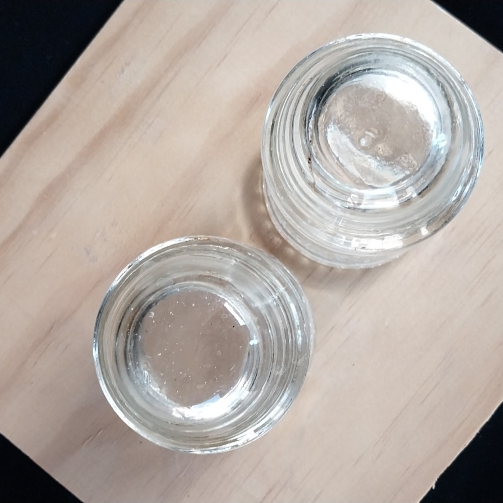 Pair Vintage Hemingray 12 Clear Glass Insulator - Picture 5 of 10
